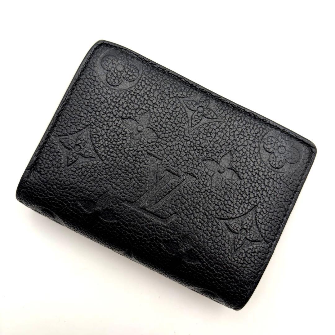IC搭載　ヴィトン　ポルトフォイユ　クレア　アンプラント　ブラック
