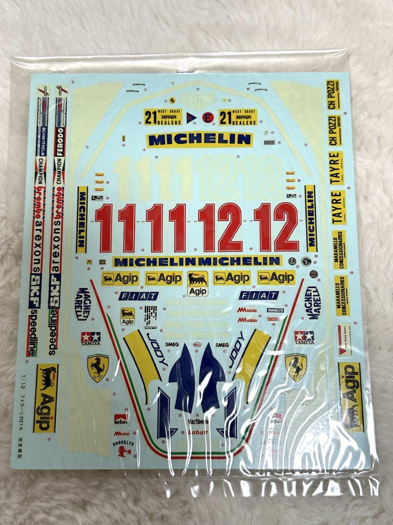 TABUタブデザイン 1/12 フェラーリ　312T4 デカール、エッチング 楽天市場】1/12 フェラーリ 312T4 フルスポンサー(T社 1/12