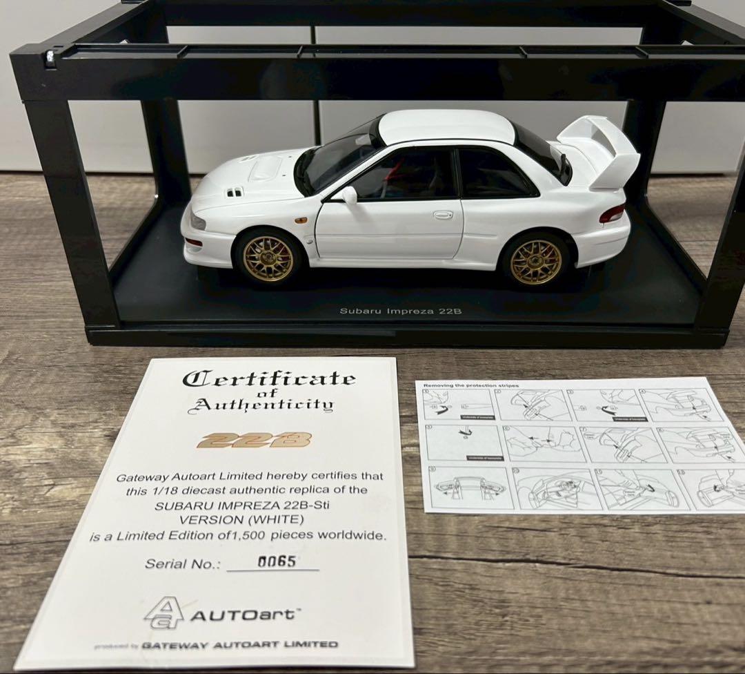 Autoart Subaru Impreza 22B オートアート　1/18