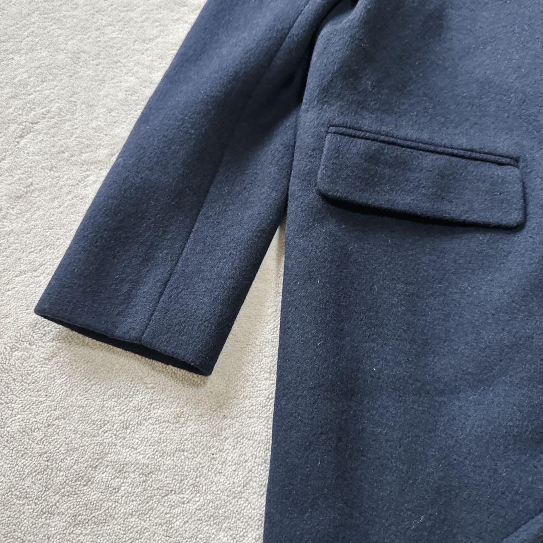 セオリーリュクス チェスターコート ロングコート ウール100% 美品 セオリーリュクス チェスターコート ロングコート ウール100% 美品