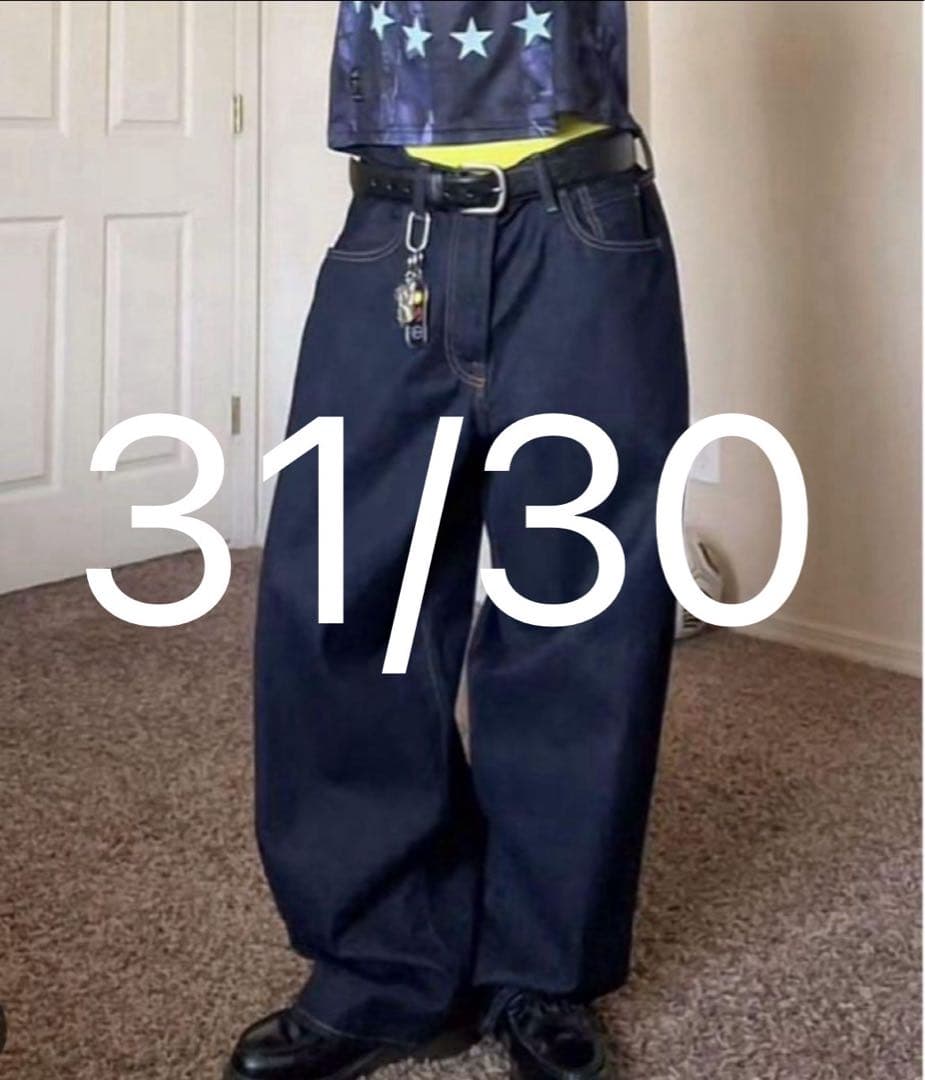 GAP スーパーバギーデニム 31W30L ダークリンス 大人気完売