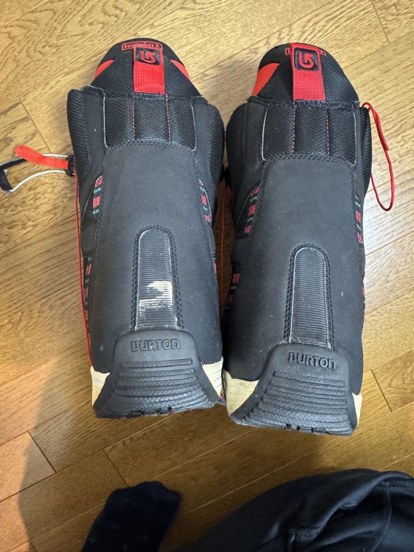 BURTON スノーボードブーツ ブラック/レッド