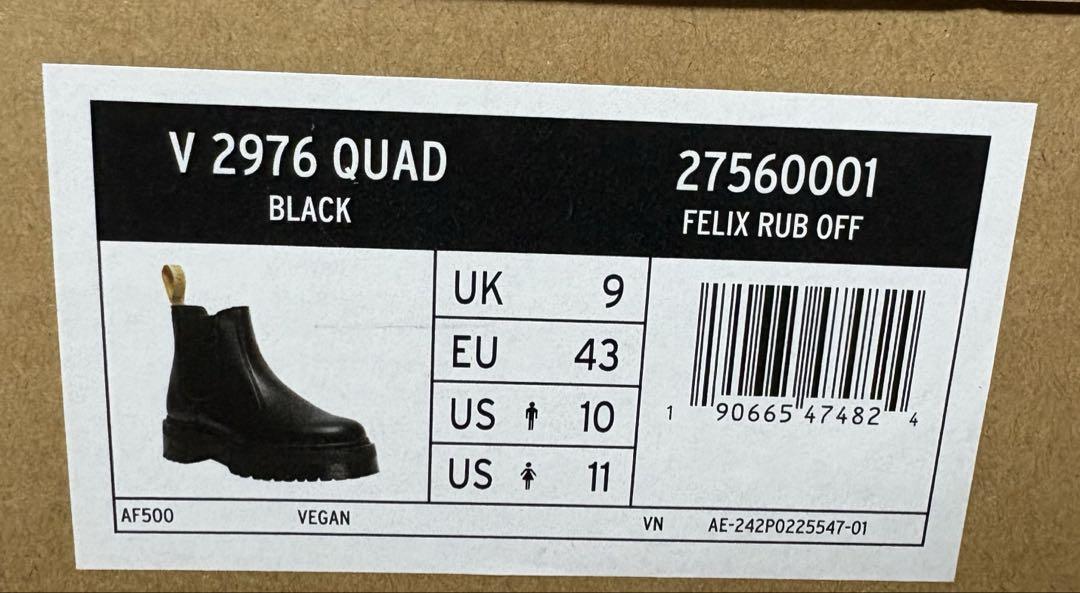 靴 Dr.Martens 2976 QUAD PLATFORM CHELSEA