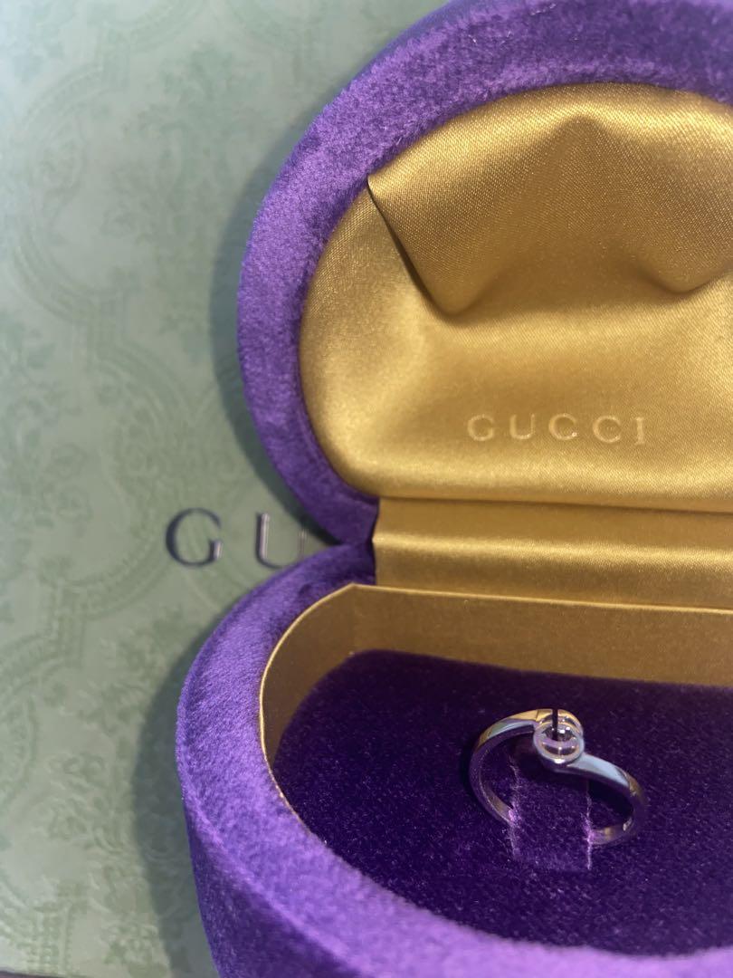GUCCI シルバーリング 専用ケース付き - メルカリ