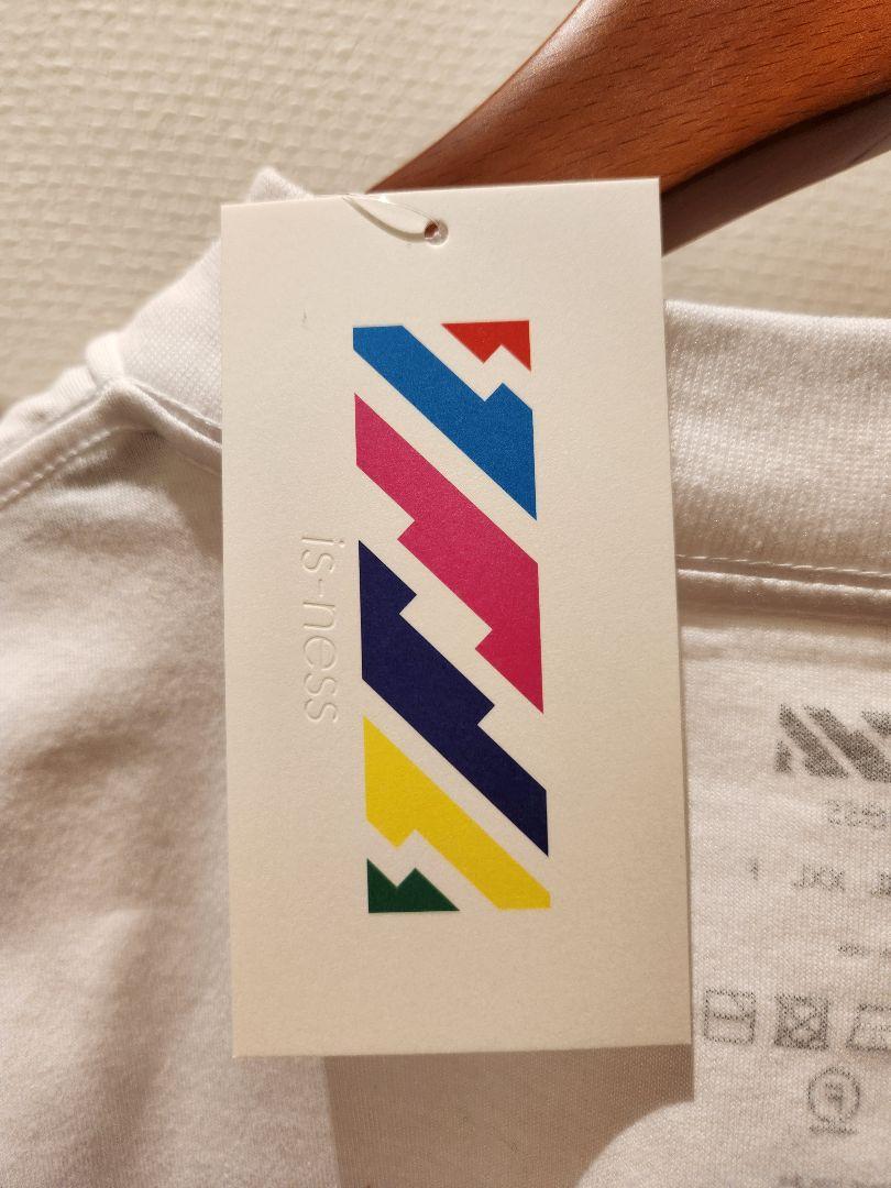 白 長袖カットソー バルーン is-ness Lサイズ