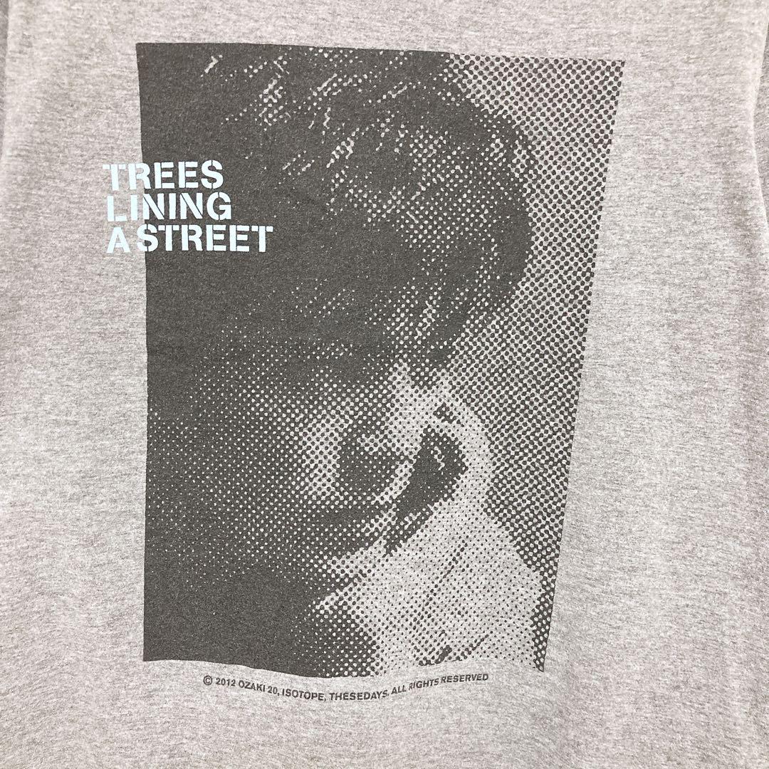 尾崎豊 Tシャツ 街路樹 OZAKI20 公式グッズ グレー Sサイズ