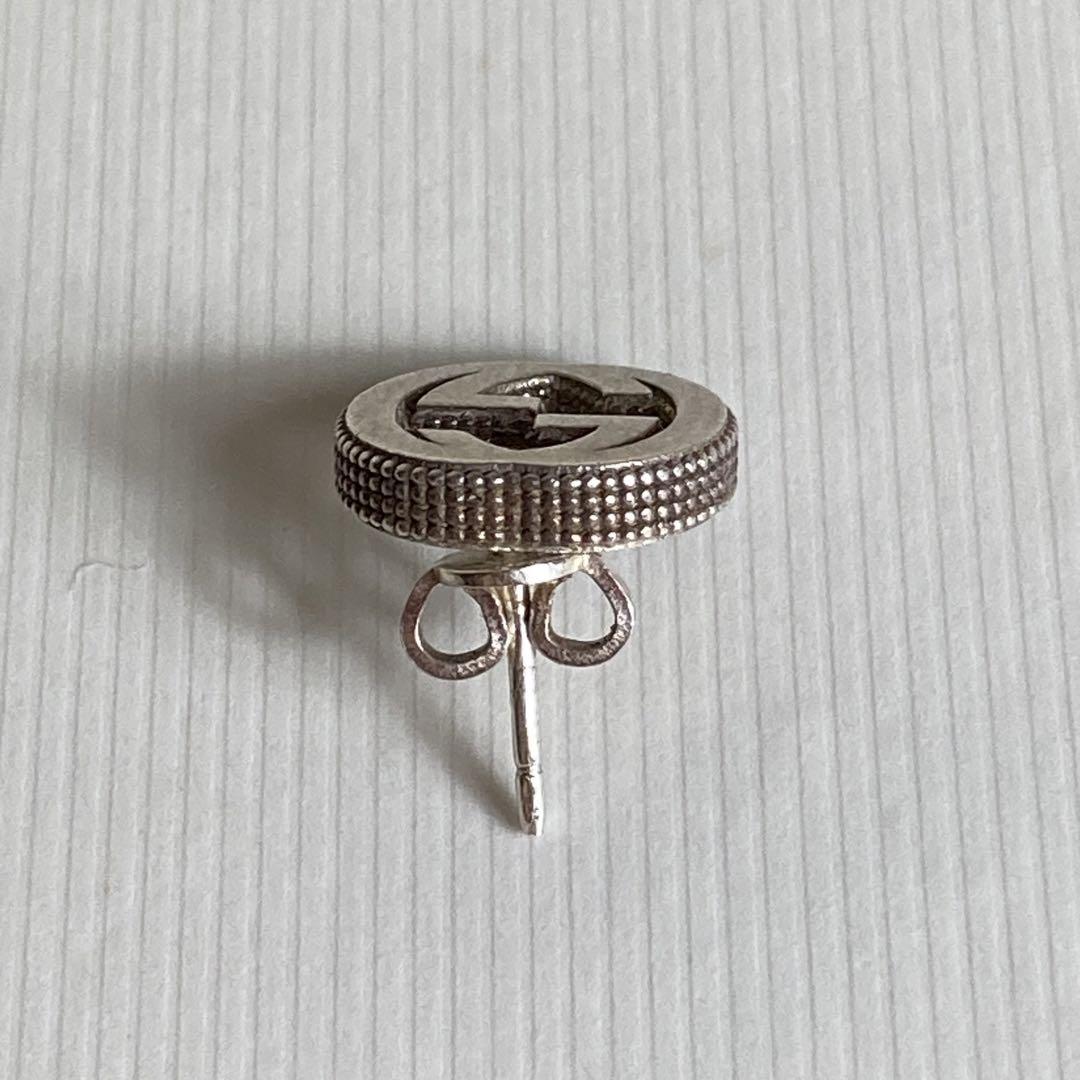 極美品✨GUCCI ピアス インターロッキング Ag925 シルバー