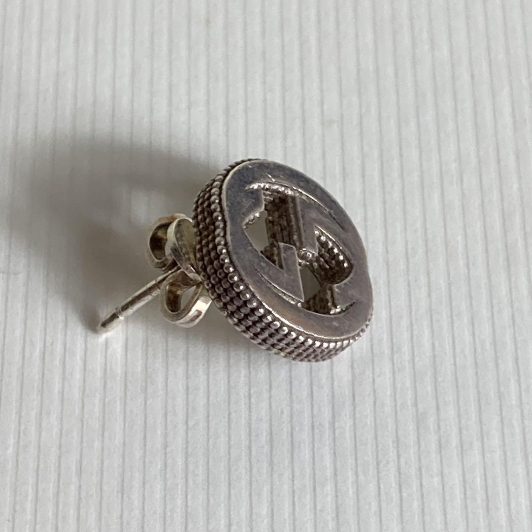 極美品✨GUCCI ピアス インターロッキング Ag925 シルバー