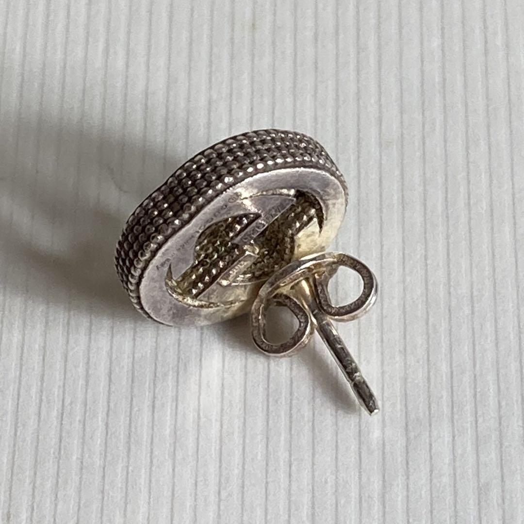 極美品✨GUCCI ピアス インターロッキング Ag925 シルバー