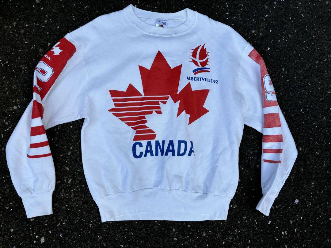 高級品市場 ´92 値下げ ALBERVILLE L Mens sweat CANADA トップス
