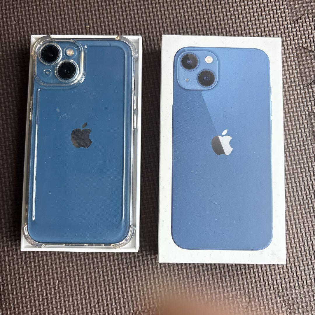 新規購入 Apple iPhone 13 青色 箱付き 携帯電話本体