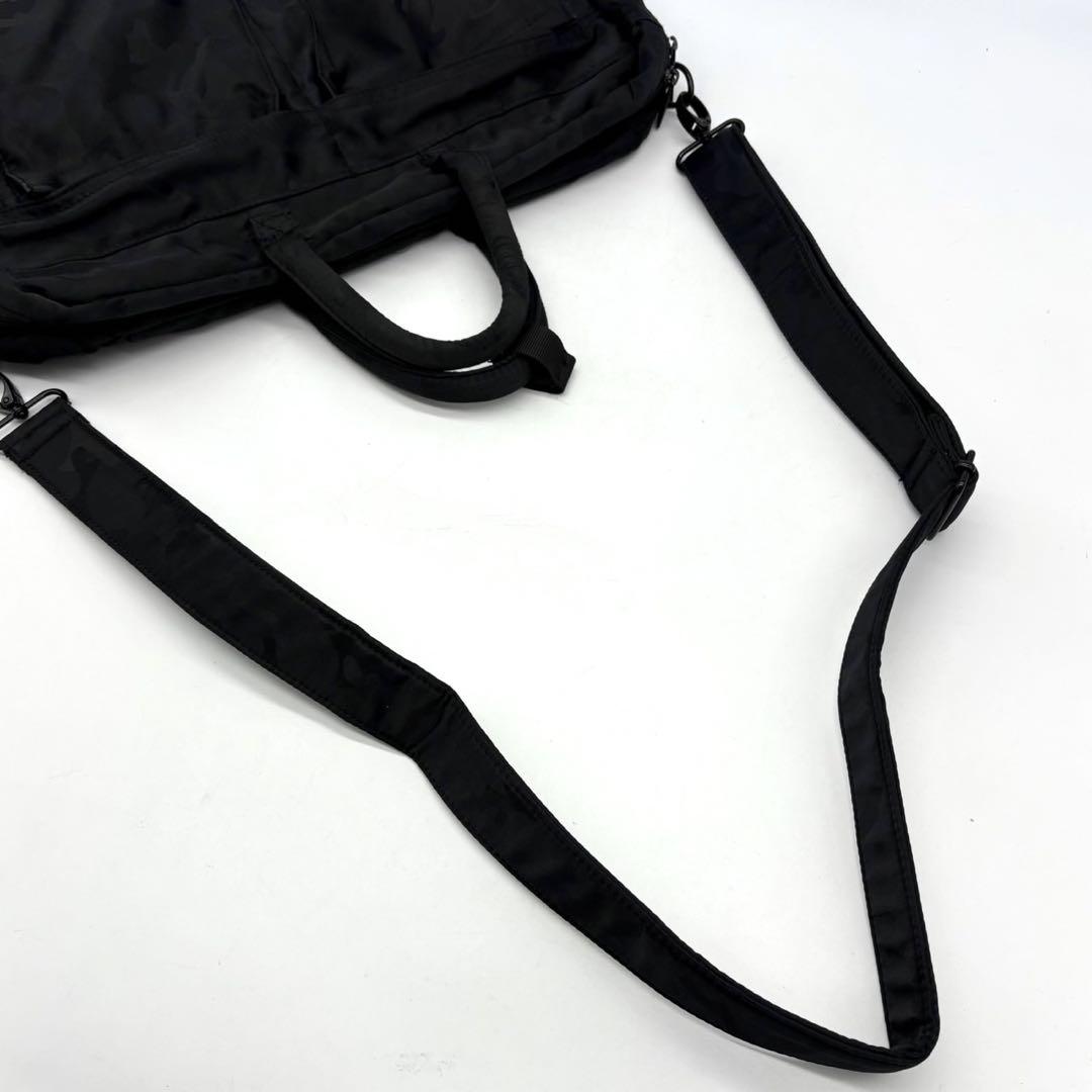 【希少】PORTER タンカー 3way カモフラ ビジネスバッグ ブラック