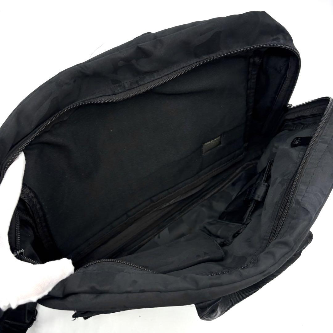 【希少】PORTER タンカー 3way カモフラ ビジネスバッグ ブラック
