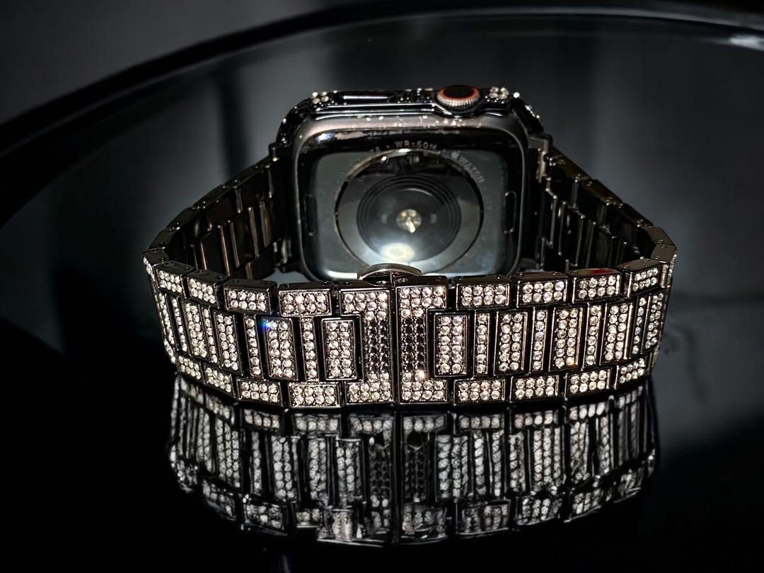 アップルウォッチカバーケースApple Watchステンレスバンドベルト1-00