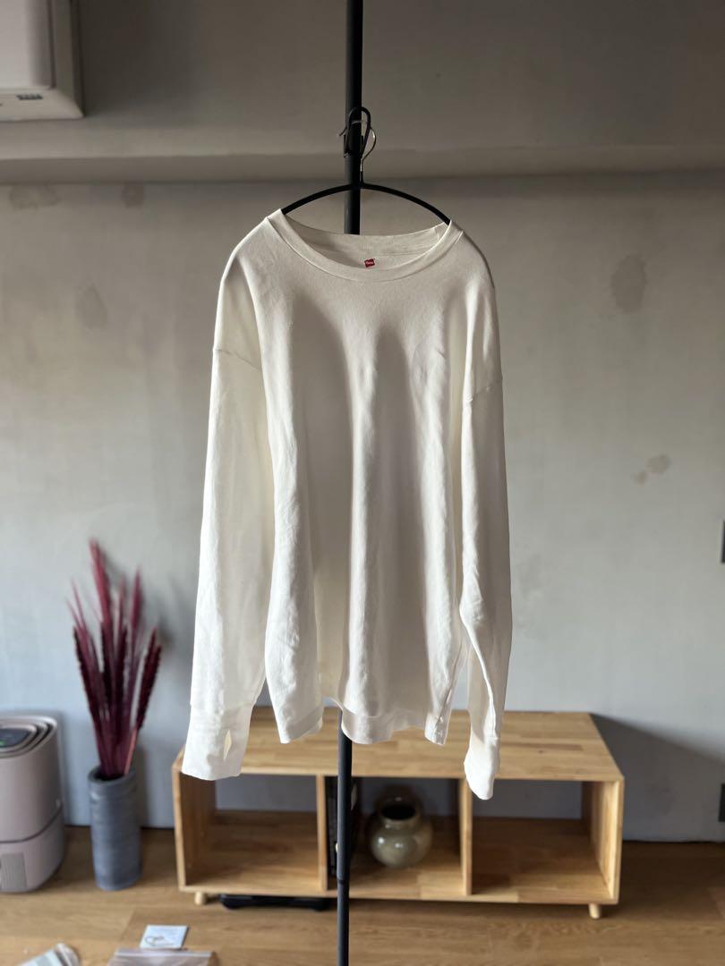 【2点セット】HANES for BIOTOP Crew Neck size L