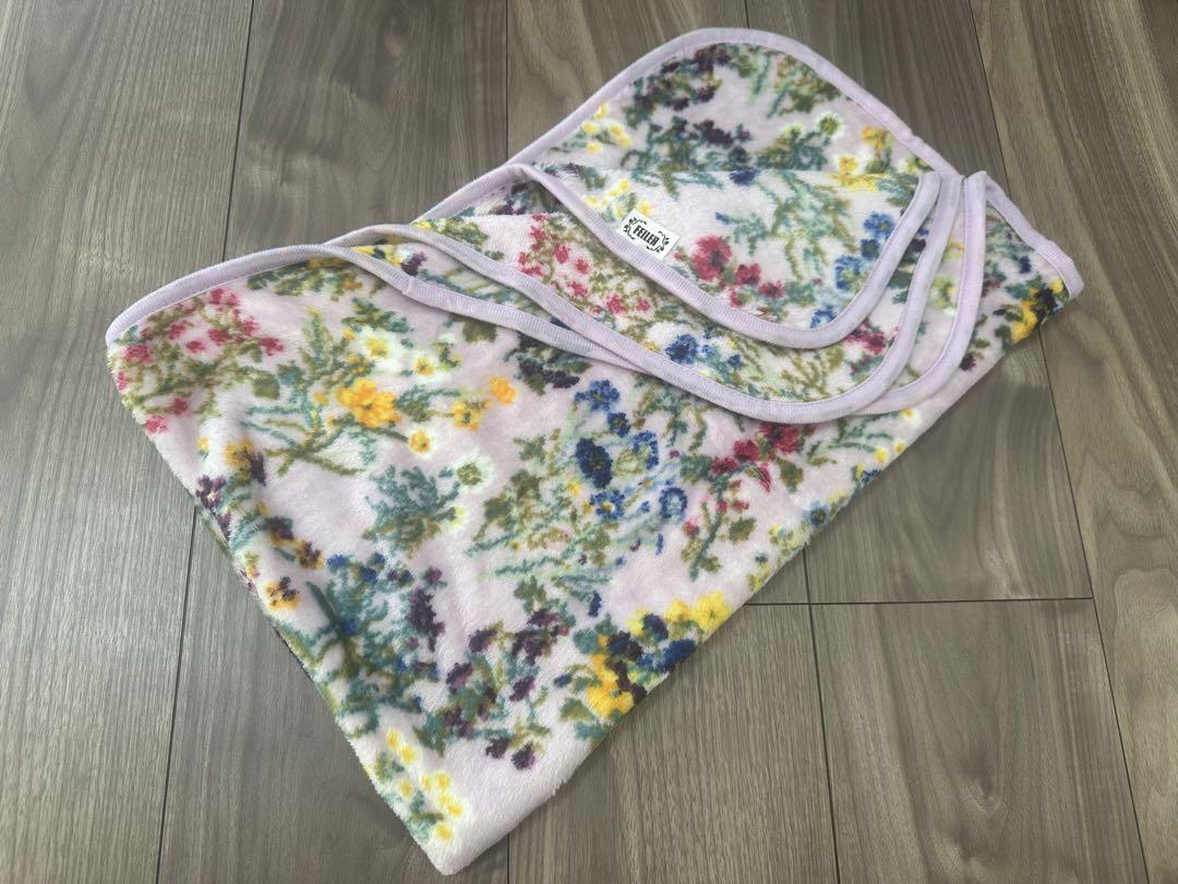 FEILER 旨かっ 新品 フェイラー 膝掛け 紫