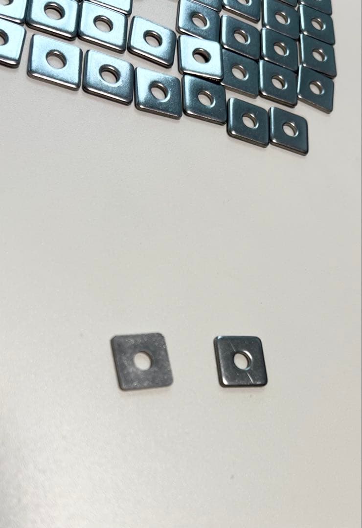 uxcell スクエアワッシャー　1.0cm×1.0cm