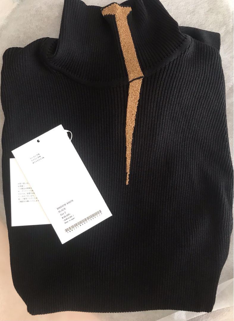 最終値下mame Kintsugi High Neck Knitted Top