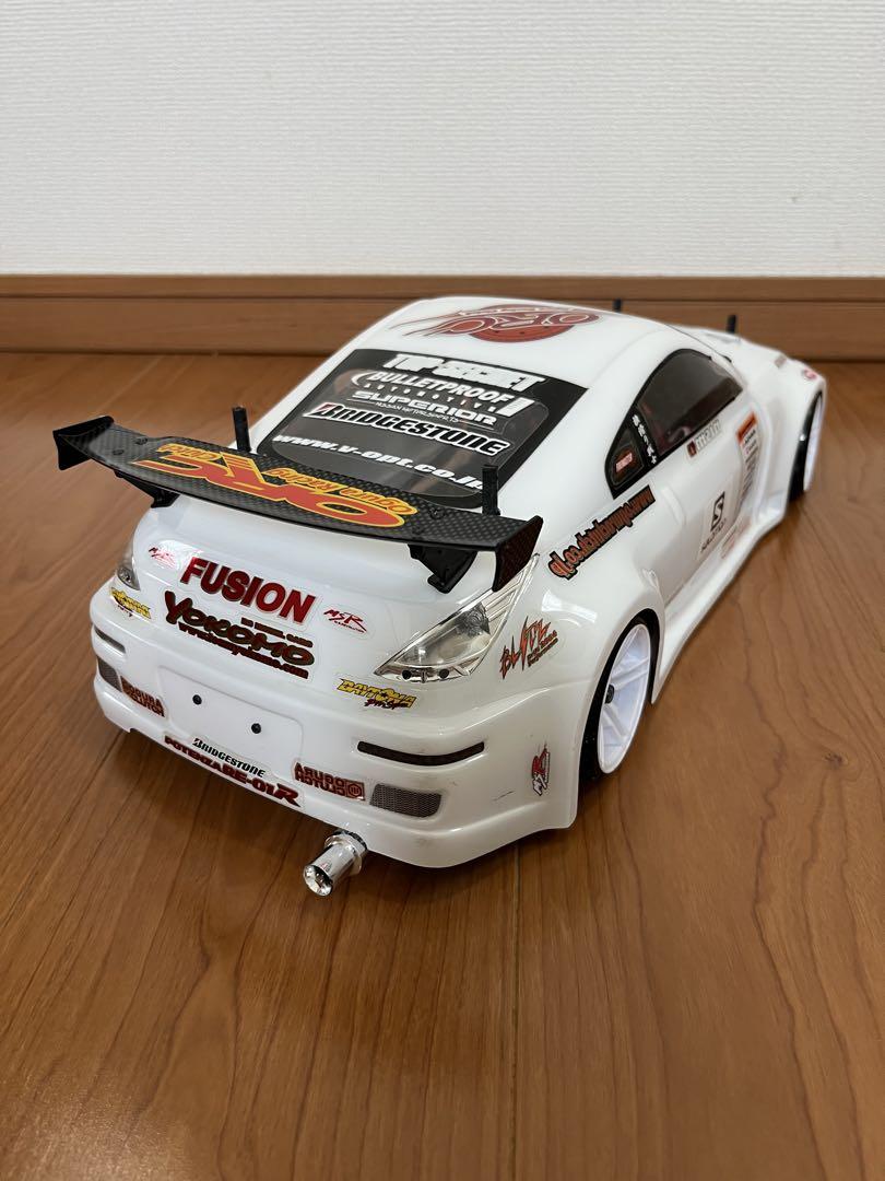 1/10 ラジコンドリフト ドリパケ Z33 LED電飾付おまけボディER34