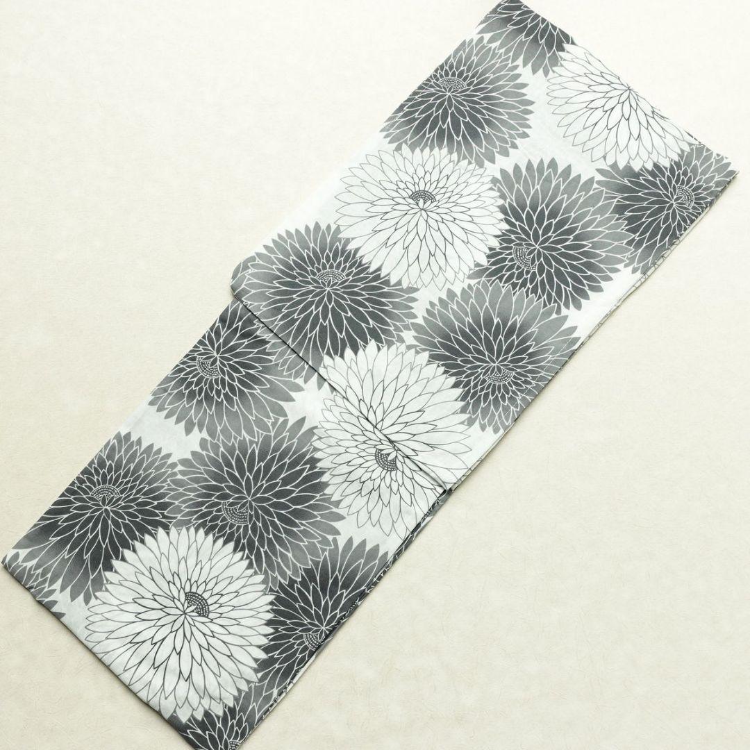 正規 浴衣3点セット】乱れ黒菊 フリーサイズ メルカリ - 新品未使用品 着物・浴衣