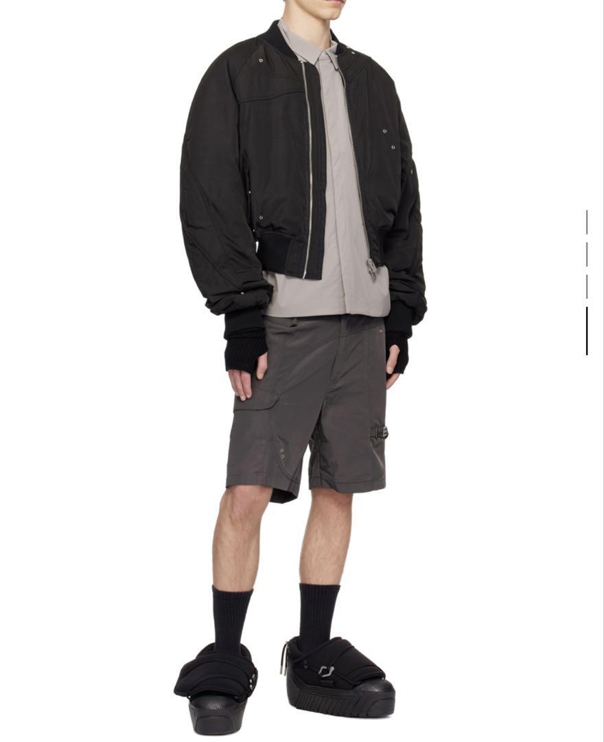 【美品】HELIOT EMIL Tranquil ボンバージャケット HELIOT EMIL Tranquil ボンバージャケット ブラック - メルカリ