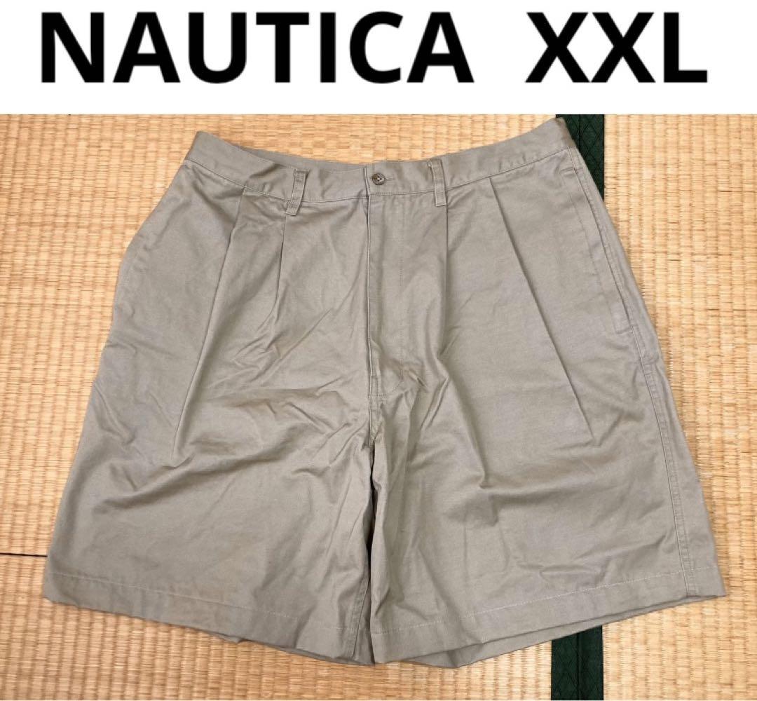 激安ブランド NAUTICA XXL ショートパンツ 2タックチノショーツ ノーティカ パンツ