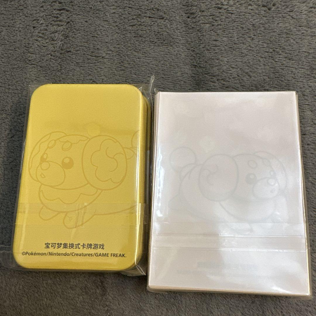 【ポケカ中国限定】　デッキシールド　スリープ　金属ダメカンケース　セット ポケカ中国限定】 デッキシールド スリープ 金属ダメカンケース