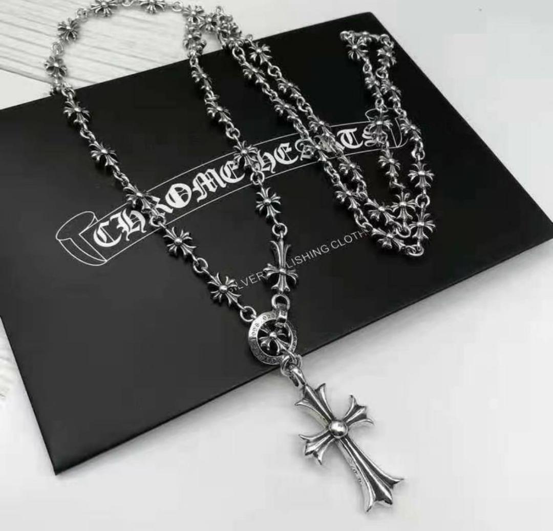 CHROME HEARTS クロムハーツ クラシックレトロ 十字 ネックレス