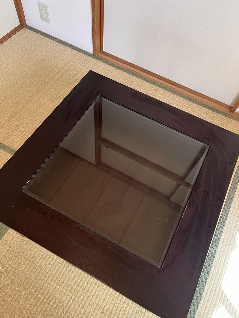 中古　引き出し付きテーブル　テーブル　65cm 木製　サイドテーブル　ちゃぶ台