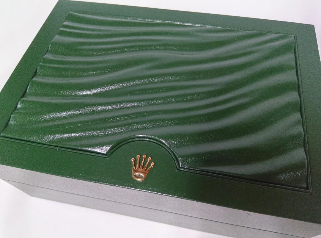ROLEX 時計ケース 緑色 未使用