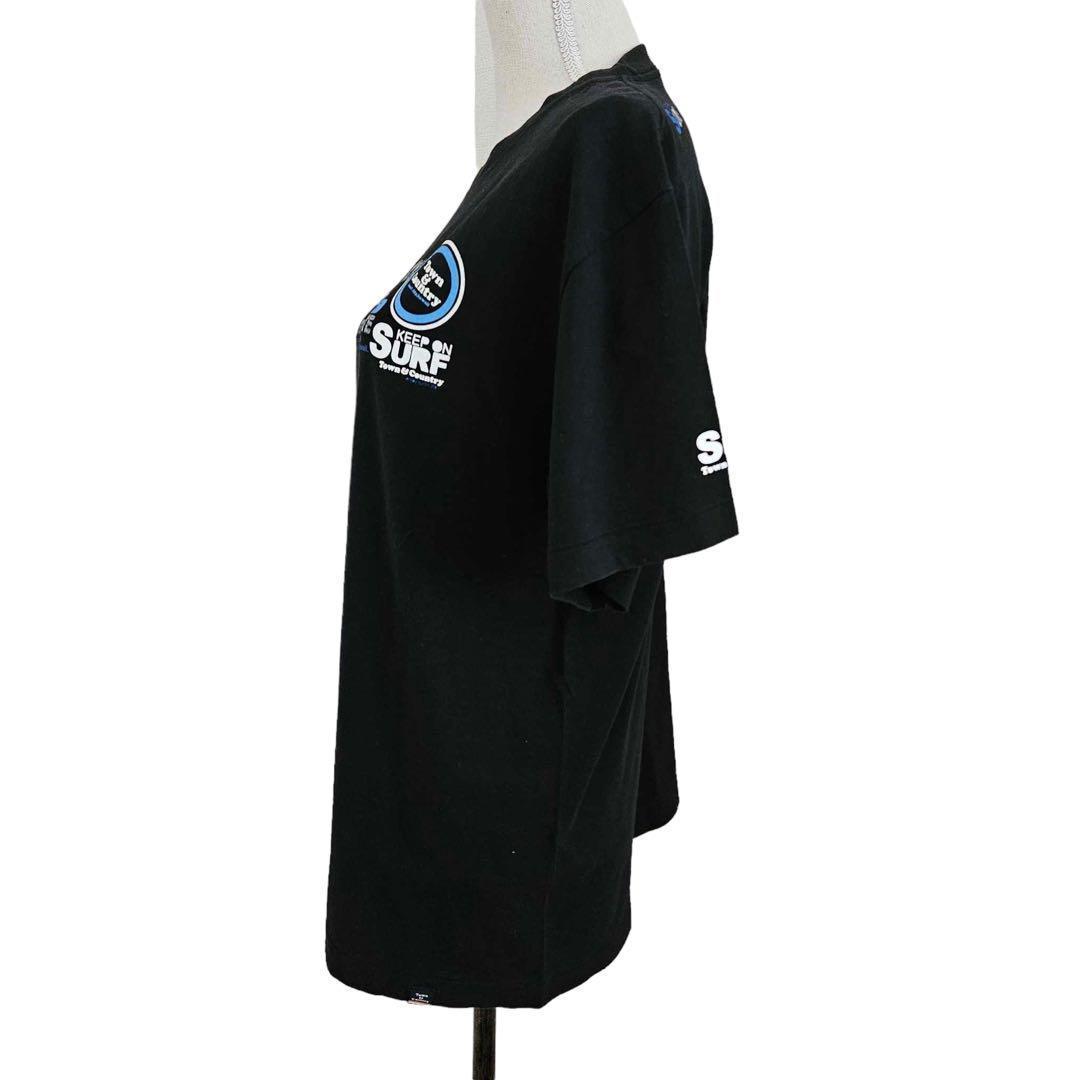 タウン&カントリー Tシャツ（L） ビッグプリント 半袖 カットソー 綿100