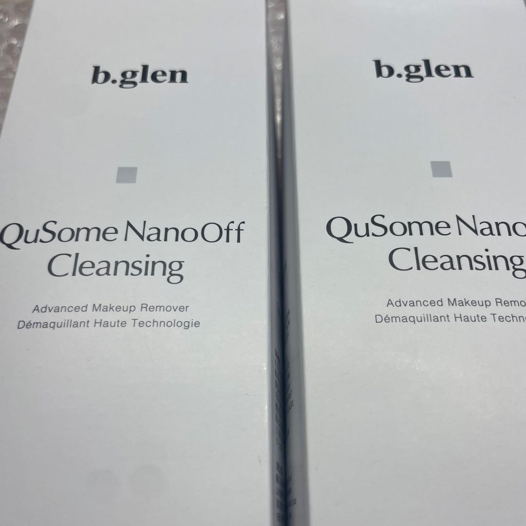 b.glen QuSome ナノオフ クレンジング メイク落とし 160g 二箱
