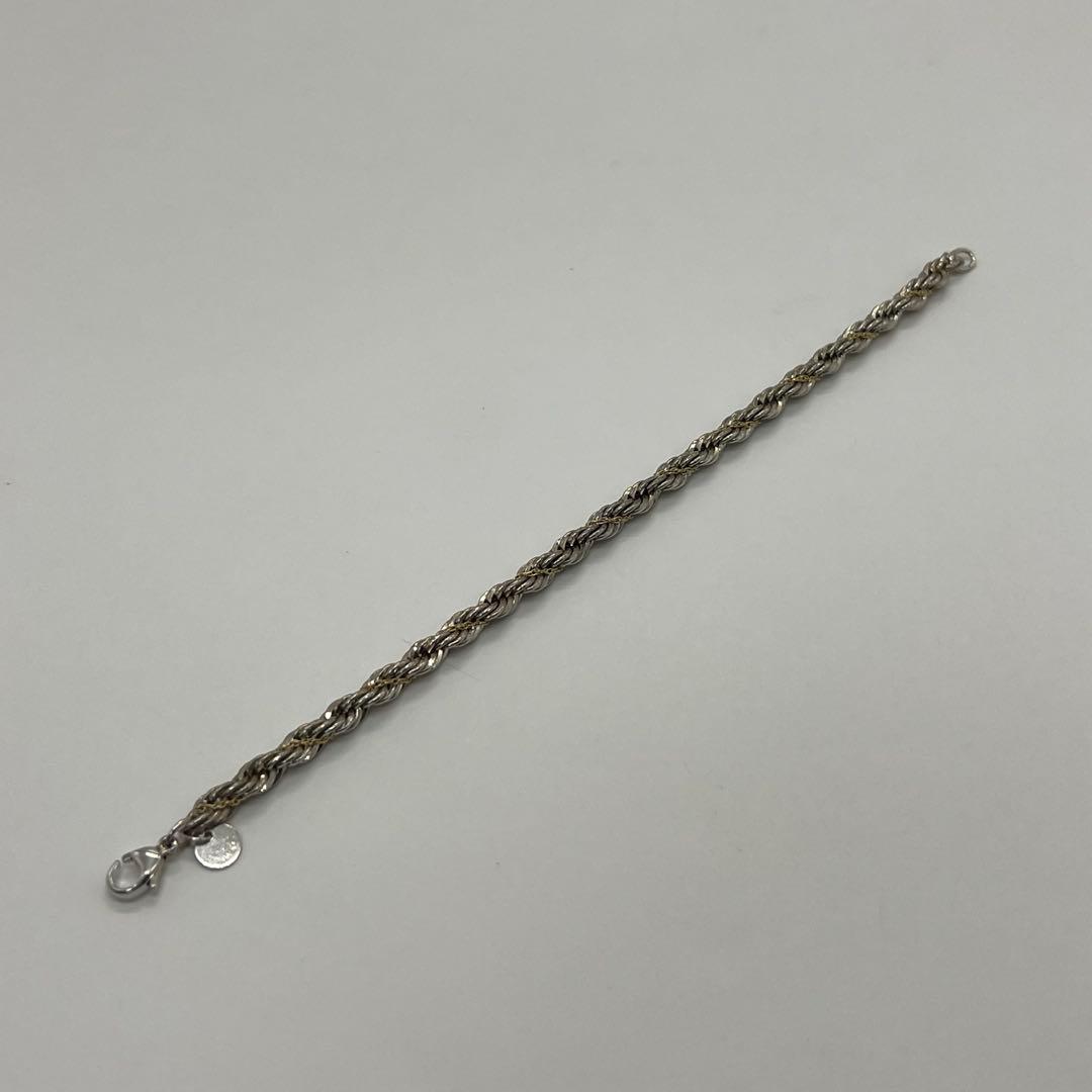 ティファニー TIFFANY&CO ツイストロープチェーンブレスレット コンビ ティファニー TIFFANY&CO ツイストロープチェーンブレスレット コンビ