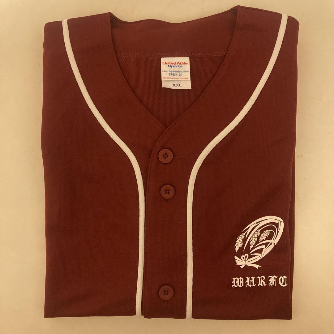 早稲田 ラグビー ベースボールシャツ XXL 早稲田 ラグビー ベースボールシャツ XXL - メルカリ