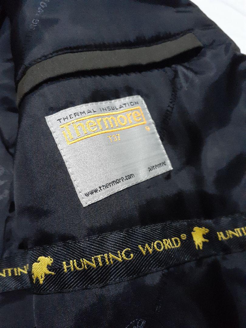 HUNTING WORLD ハンティングジャケット アウター 襟コーデュロイ
