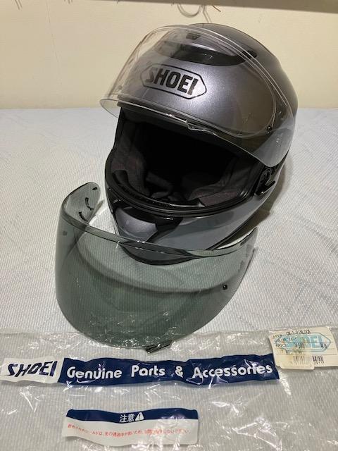 SHOEI シルバー Mサイズ(５７cm) スモークシールド付き