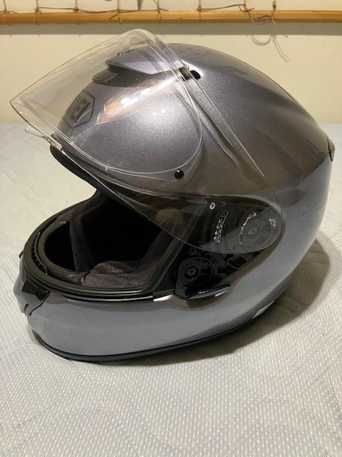 SHOEI シルバー Mサイズ(５７cm) スモークシールド付き