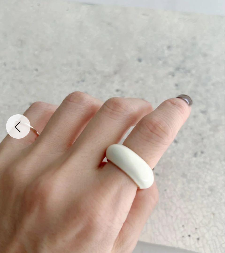 ☆未使用品 CHIEKO+ macaronリング ホワイトslim13号 - メルカリ