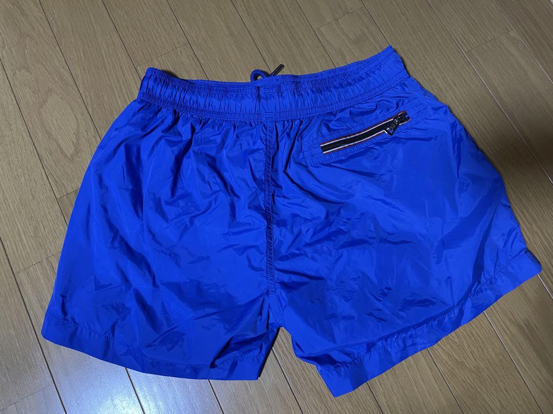 MONCLER モンクレール　水着 青色 ショートパンツ　M