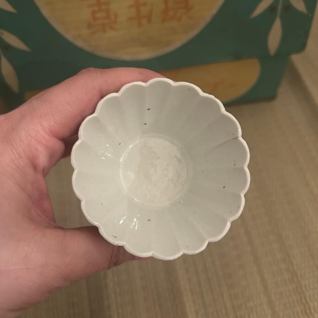 向付 骨董 江戸〜明治 輪花形