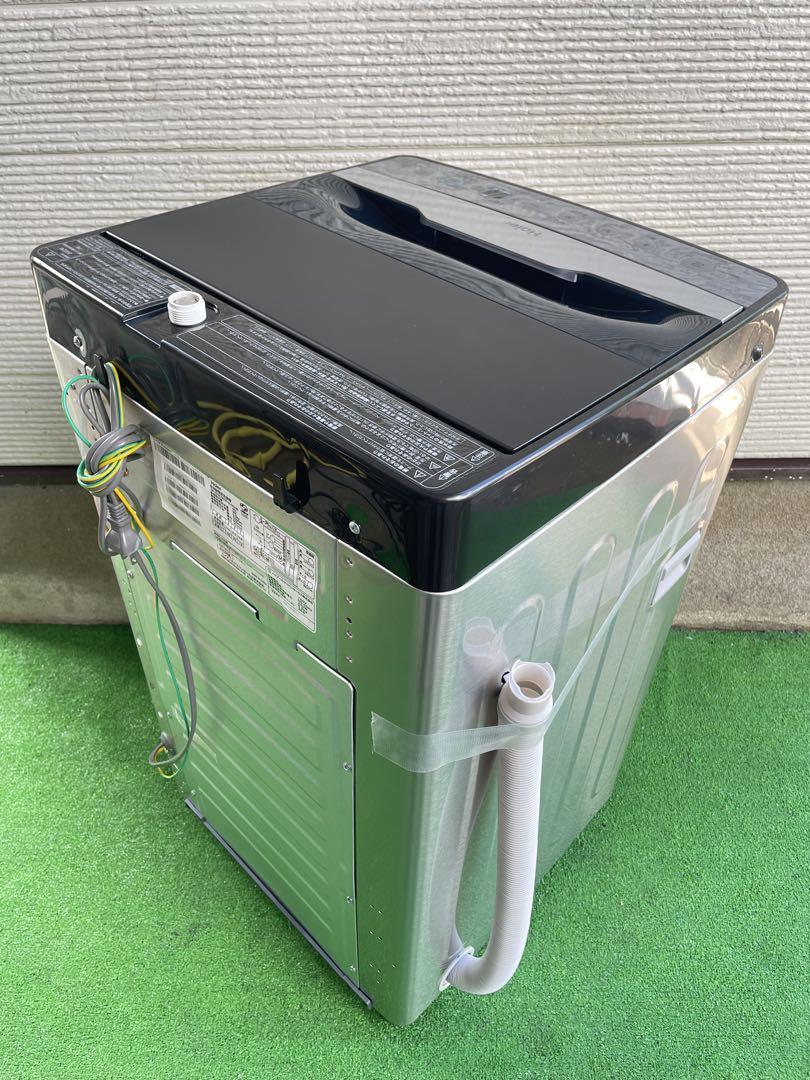【保障できる】 410分解洗浄済み✨ ハイアール ステンレスブラック洗濯機 洗濯機