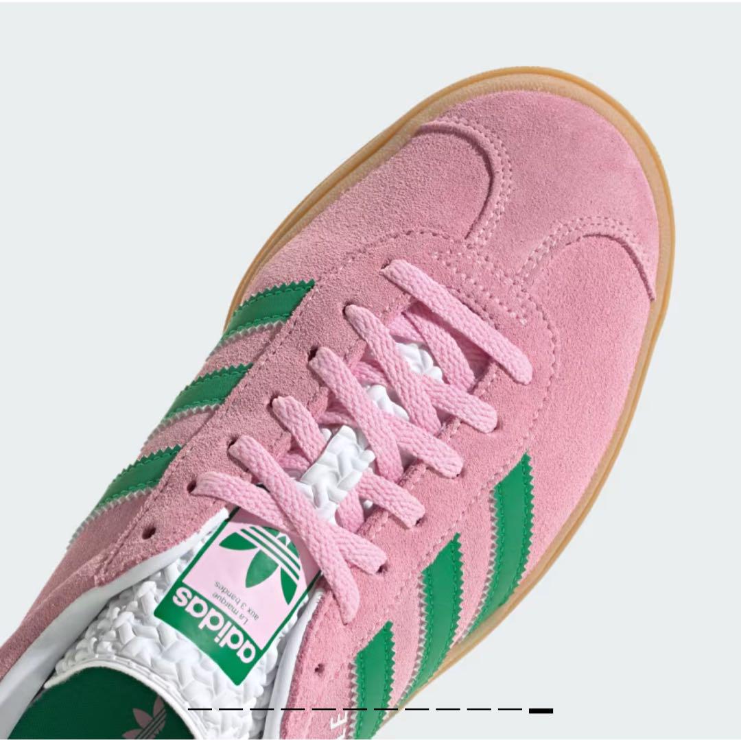 adidas Gazelle ピンク/グリーン
