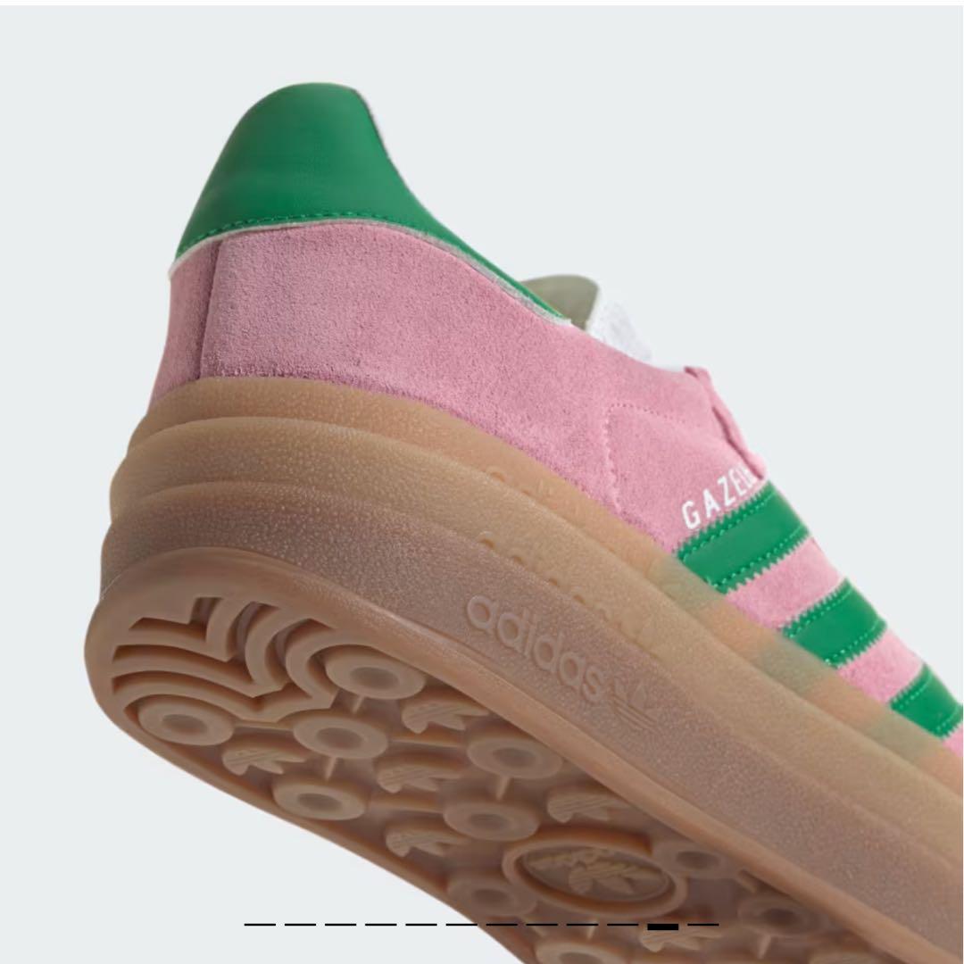 adidas Gazelle ピンク/グリーン