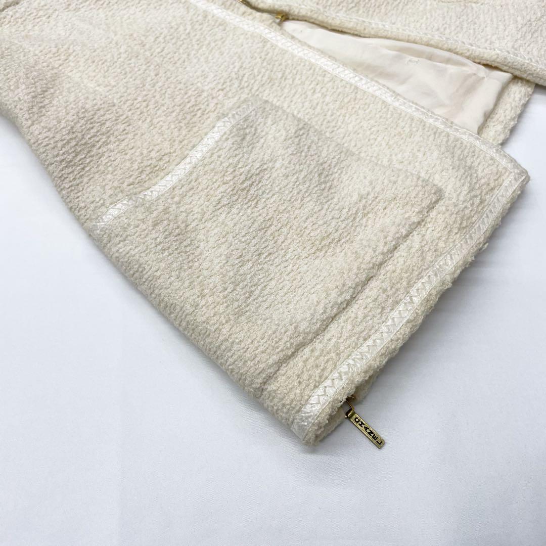 美品✨CHANEL ジャケット　半袖　ボウタイ　34
