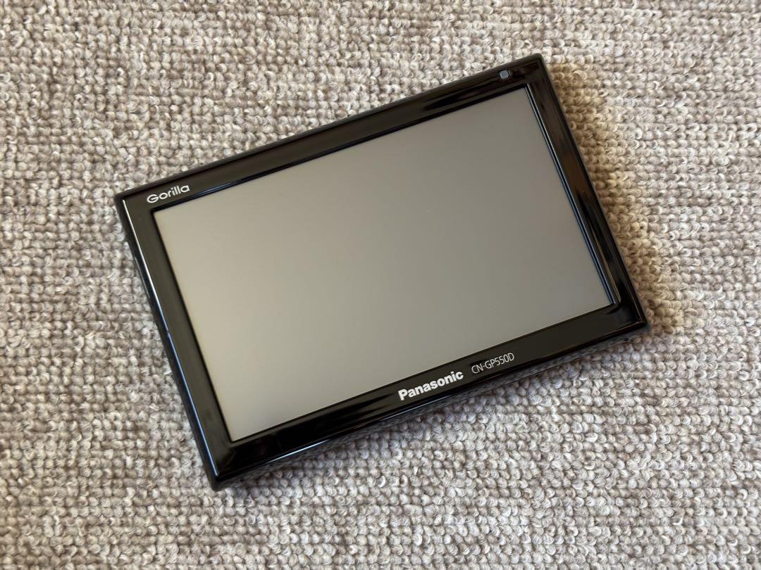 Panasonic gorilla ポータブルナビ CN-GP550D 中古品 - メルカリ