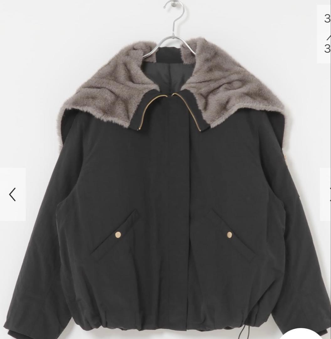 センスオブプレイスbyアーバンリサーチ ファーエリアバルーンブルゾンM・SENSE OF PLACE by URBAN RESEARCH