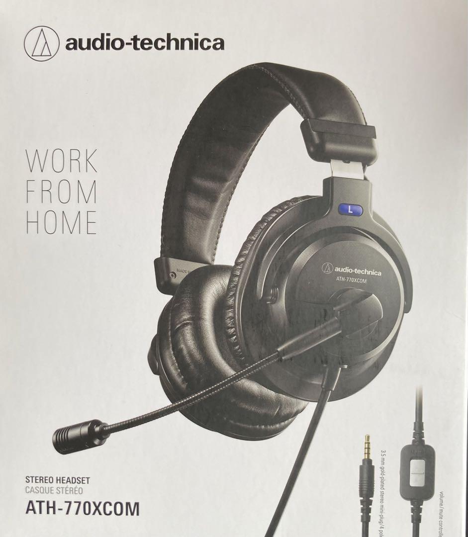 美品】audio-technica ヘッドセット ATH-770XCOM - メルカリ 美品】audio-technica ヘッドセット ATH-770XCOM - メルカリ