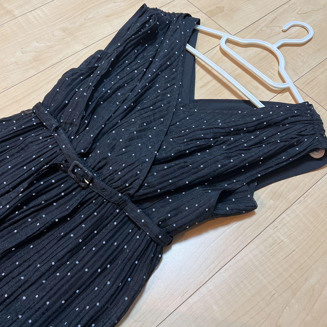 herlipto Tiered Polka Dot Long Dress小嶋陽菜