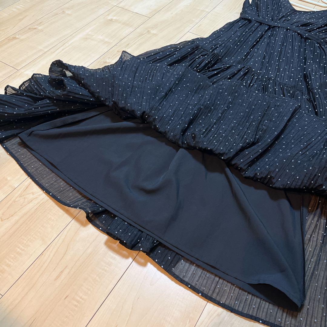 herlipto Tiered Polka Dot Long Dress小嶋陽菜