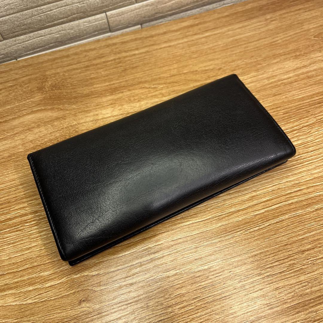 SAINT LAURENT イブサンローラン 二つ折り 長財布 YSL レザー